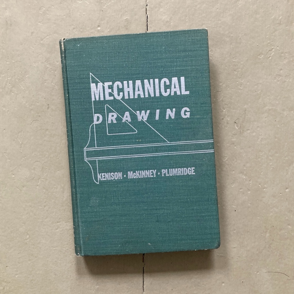 1946 Mechanical Drawing Lettering Printmaking Illustrations Drawing Drafting